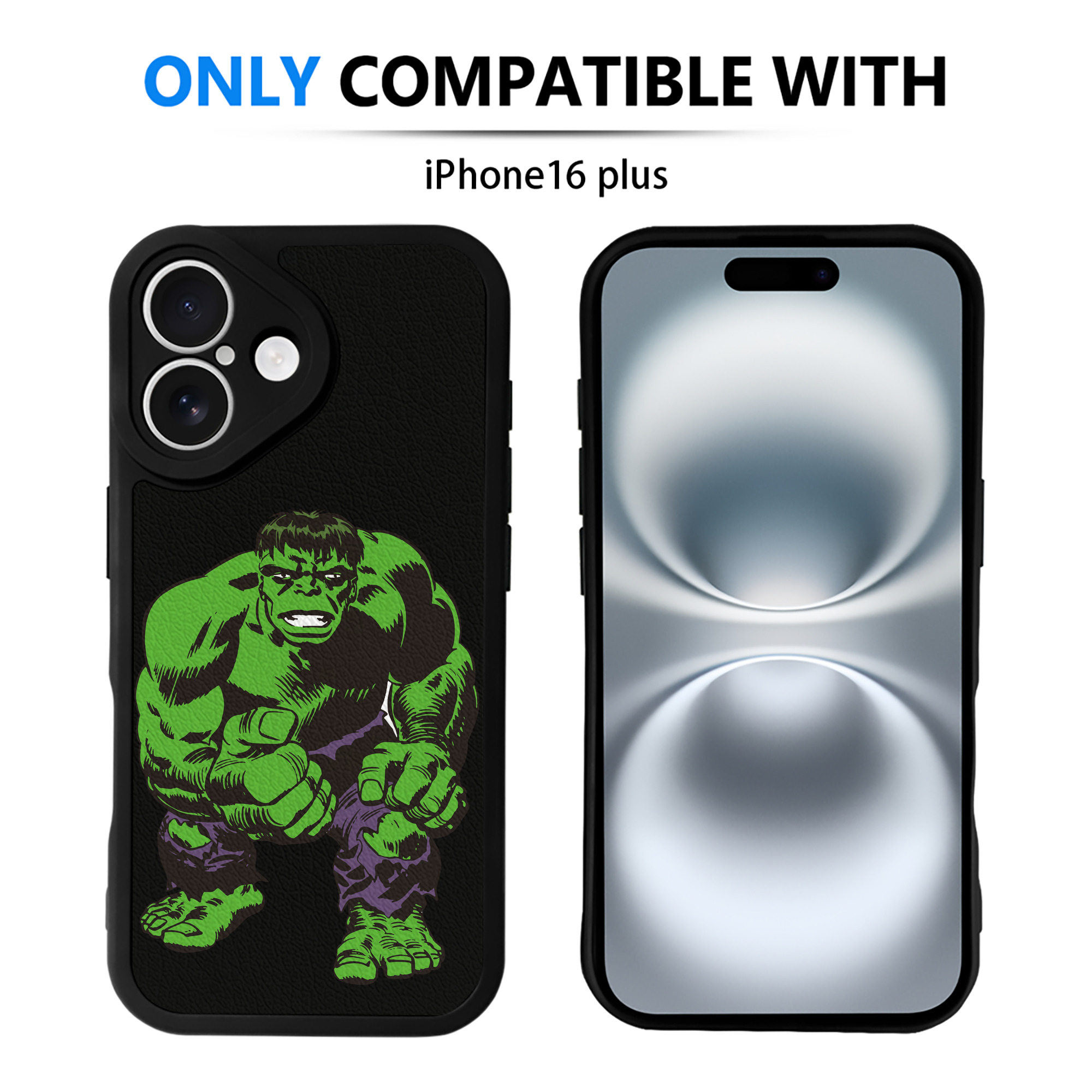 （画像用） アベンジャーズ The Avengers 【iPhone 16シリーズ対応】シリコンスマホケース（レザー調） 材質：シリコン